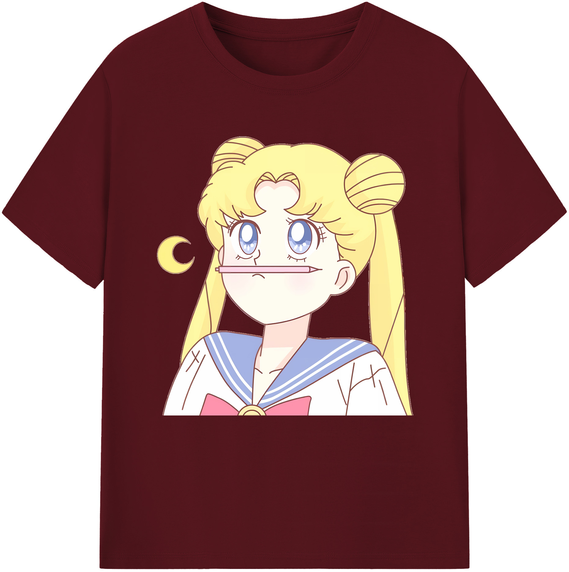 （画像用） 美少女戦士セーラームーン 愛野 美奈子 あいの みなこ Sailor Moon Aino Minako 綿100％半袖Tシャツ（フロントプリント）